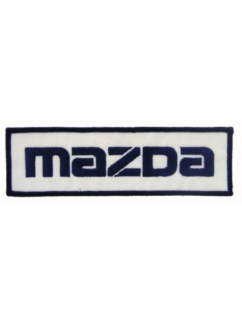 MAZDA AUTO RACING IRON ON EMBROIDERED PATCH #01